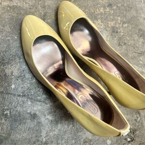 Coach Yellow Patent Leather Heels